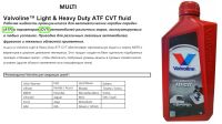 Масло трансмиссионное синт.MULTI Light &amp; HD ATF / CVT(1л.), 895132 VALVOLINE (КРАСНЫЙ ЦВЕТ) (ИМПОРТ)